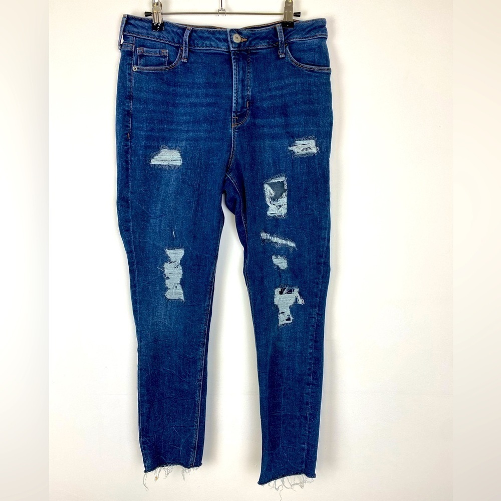 Old Navy Rockstar Super Skinny Jeans High Rise Women's Sz 10 Secret Slim Pockets